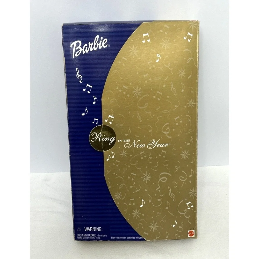 Mattel Barbie Ring in the New Year Doll Blonde 2001 Original Box #52742 Vintage